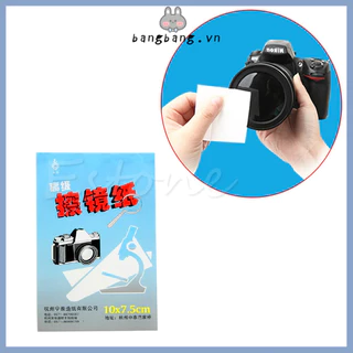 Set 50 miếng khăn lau ống kính camera loại mềm