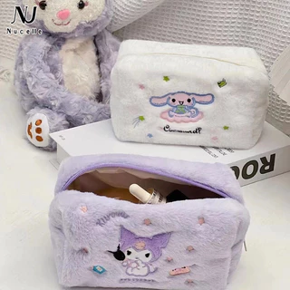 SANRIO Nucelle Túi Đựng Bút Cỡ Lớn Thêu Họa Tiết Hoạt Hình Chó cinnamon Phong Cách Nhật Bản Xinh Xắn