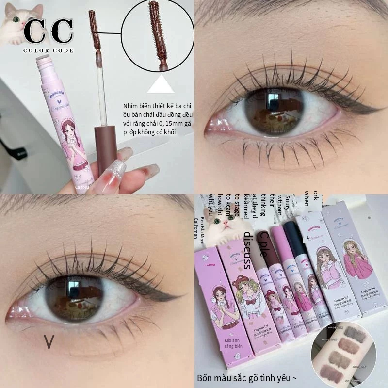 CODE Mascara Sợi Mảnh Thiết Kế Vỏ Màu Hồng Dễ Thương