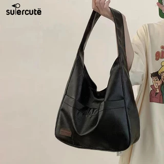 SUPERCUTE Túi Xách canvas Sức Chứa Lớn Thời Trang Mới Cho Nữ