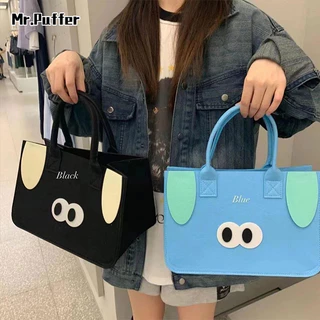 Túi đựng hộp cơm trưa MR PUFFER đa năng sức chứa lớn họa tiết hoạt hình dễ thương