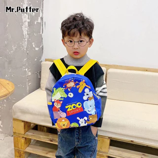 Mr.puffer Ba Lô Đi Học Nhỏ In Họa Tiết Hoạt Hình Dễ Thương Cho Bé Trai Và Bé Gái