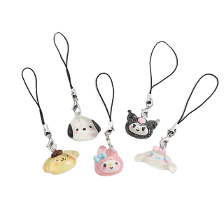 SANRIO [argaret] Móc Khóa Túi Xách Điện Thoại Hoạt Hình my melody kitty Cuộn Tròn Dễ Thương Nữ Tính Mới