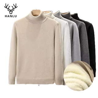 Hanlu Áo sweater Cổ Lọ Đơn Giản Mềm Mại Và Ấm Áp Phong Cách Hàn Quốc Hợp Thời Trang Cho Nam