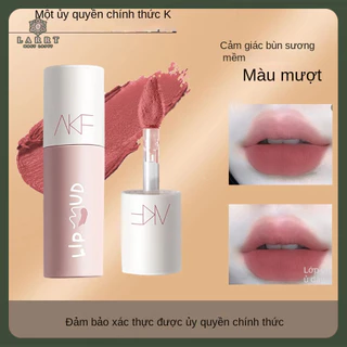 💄 Đảm bảo giá thấp nhất 💄Akf Son Môi Bùn Trắng Thương Hiệu niche Chính Hãng Thời Trang Thu Đông Cho Nữ Sinh glos