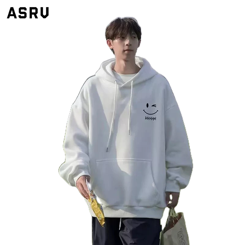 Hàng Mới Về asrv Áo Hoodie Nỉ Phong Cách ins Đơn Giản Thời Trang Thu Đông Dành Cho Nam