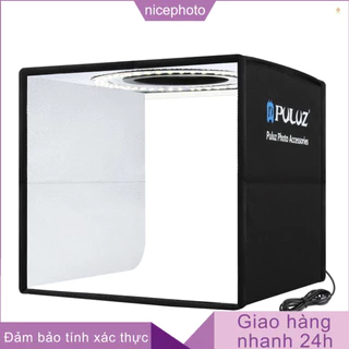 Nicephoto Bộ Hộp Lều Chụp Ảnh puluz 12 Màu Có Thể Gấp Gọn Tiện Dụng