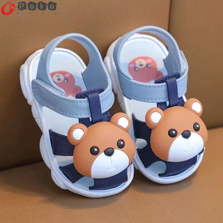 Giày Sandal Bằng Nhựa Mềm Chống Trượt Hình Hoạt Hình Thời Trang Mùa Hè Cho Trẻ Em