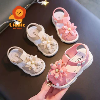 Giày Sandal Công Chúa Đế Mềm Thời Trang Mùa Hè 2023 Cho Bé Gái