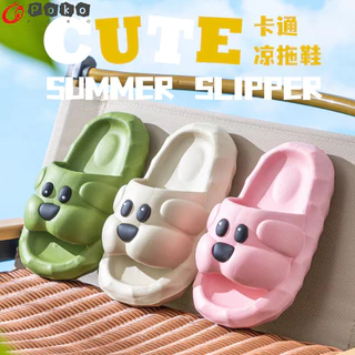 Eva Puppy Dép Trẻ Em Trong Nhà Chống Trơn Trượt Siêu Co Giãn Hoạt Hình Dễ Thương Mùa Hè Hộ Gia Đình Tắm Phòng Tắm Dép Trẻ Em