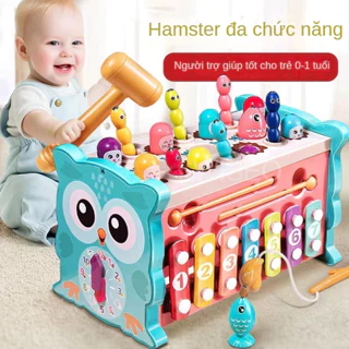 WISLEO Đồ Chơi Đập Chuột Đa Năng Cho Bé 1-3 Tuổi