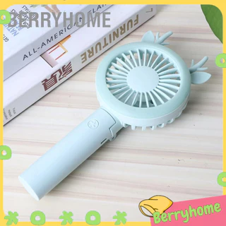 BerryHome Quạt gấp cầm tay bàn mini Sạc USB cho phòng văn du lịch