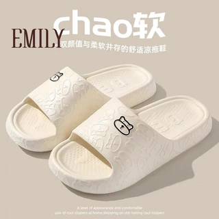 Emily Dép Ngoài Trời Mặc Đôi Dép Dép Nữ Mùa Hè Bán Chạy Trong Nhà Nhà Chống Trơn Trượt Hộ Gia Đình Dép Nam Phong Cách