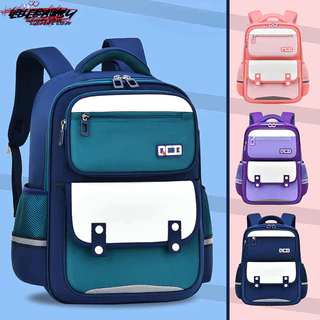 Phong Cách Anh Mới 1 ~ 6 Lớp Học Sinh Tiểu Học Schoolbag Nhẹ Giảm Gánh Nặng Bảo Vệ Ridge Lớn-Capa