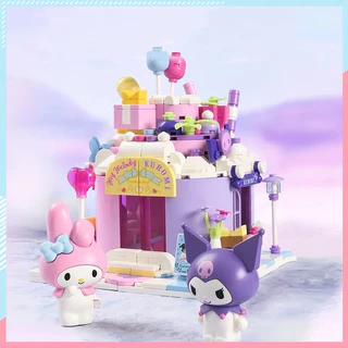 Keeppley Sanrio Khối Xây Dựng Kuromi & My Melody Hình Gạch Đồ Chơi Lego Dễ Thương Lắp Ráp Đồ Chơi Trẻ Em Bé Gái Quà Tặng