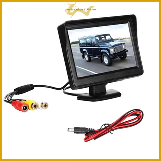 Màn hình đảo chiều ô tô LCD TFT 4,3 Inch SECL cho bộ Camera lùi đỗ xe