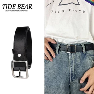 TIDE BEAR Thiết kế dây thắt lưng đơn giản, phong cách Hàn Quốc mới Thiết kế dây thắt lưng đơn giản, phong cách Hàn Quốc mới