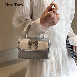 Titan Trove Túi đeo chéo chéo nữ xu hướng thời trang cá nhân giải trí Thiết kế tiên tiến Túi đeo vai cầm tay