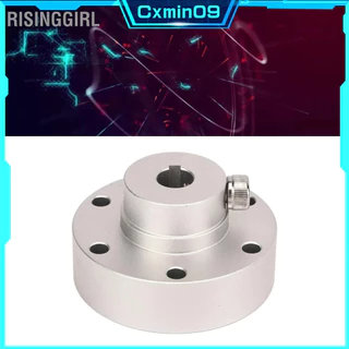 RisingGirl RC Mặt bích Khớp nối Đường kính 10mm Bánh xe hợp kim nhôm Kết mặt có chìa khóa cho động cơ