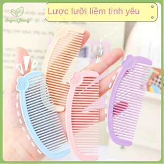 💥siêu rẻ💥Hoạt Hình Tình Yêu Mini Lược Nhỏ Dễ Thương Học Sinh Di Động Làm Tóc Lược Hộ Gia Đình Trẻ Em Bé Nữ Lược Làm Mịn Tóc Lược