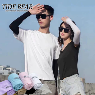 TIDE BEAR Chống tia cực tím, đèn lạnh  găng tay chống nắng, thể thao ngoài trời nam thời trang