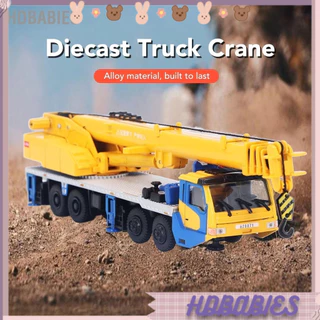 HDbabies Diecast Xe Cần Cẩu Tỉ Lệ 1:55 Thu Nhỏ Hạng Nặng Kỹ Thuật Mô Hình Hợp Kim Bộ Sưu Tập Quà Tặng