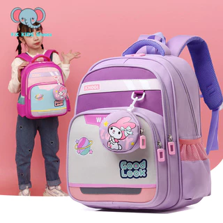 Học Sinh Tiểu Học Schoolbag Phong Cách Mới 1-3-6 Lớp Bé Trai Bé Gái Ba Lô Dung Tích Lớn Nhẹ Giảm Gánh Nặng