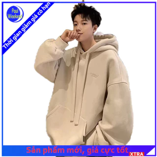 Áo Hoodie Dáng Rộng Thời Trang Thu Đông Đơn Giản Cá Tính Cho Nam