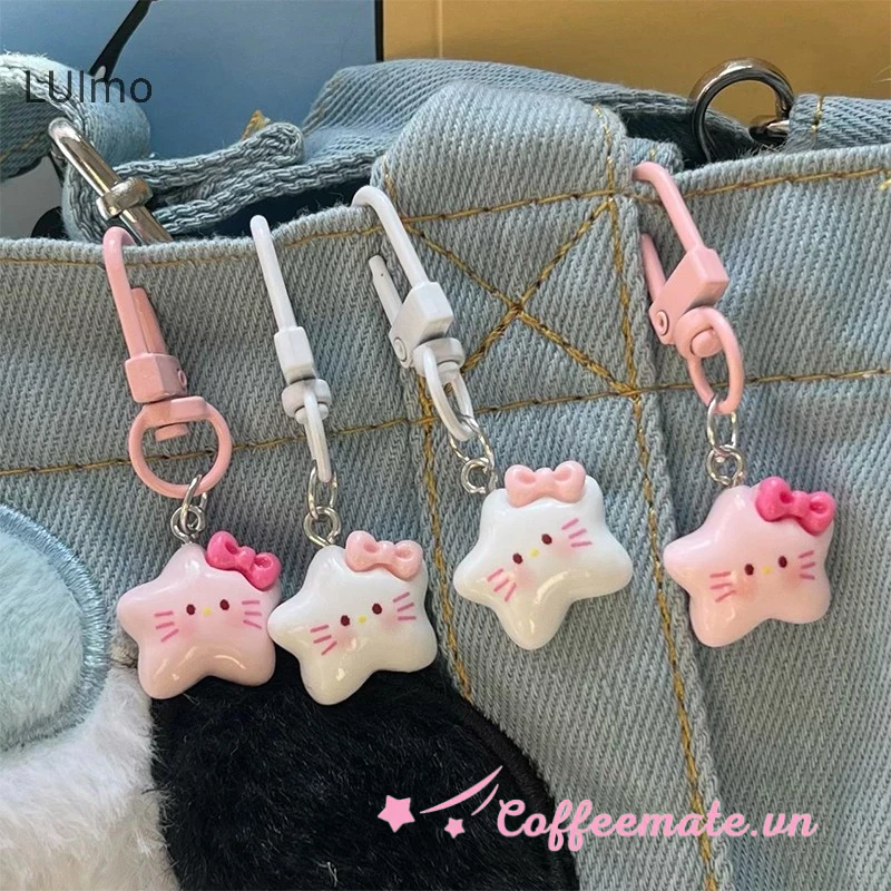 ⚡CM⚡1 Chiếc  Hoạt Hình Dễ Thương Móc Khóa Móc Khóa Ngôi Sao Mặt Dây Chuyền Phụ Kiện Cho Bạn Bè Làm Quà Tặng