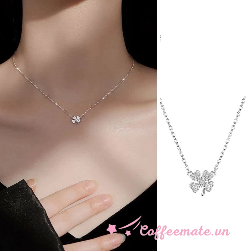 ⚡CM⚡Vòng cổ Cỏ Bốn Lá May Mắn Sang Trọng