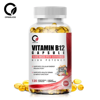Orgeuos Vitamin B12 500mcg Thúc đẩy sản xuất năng lượng tế bào máu Duy trì hệ thần kinh và sức khỏe tim mạch