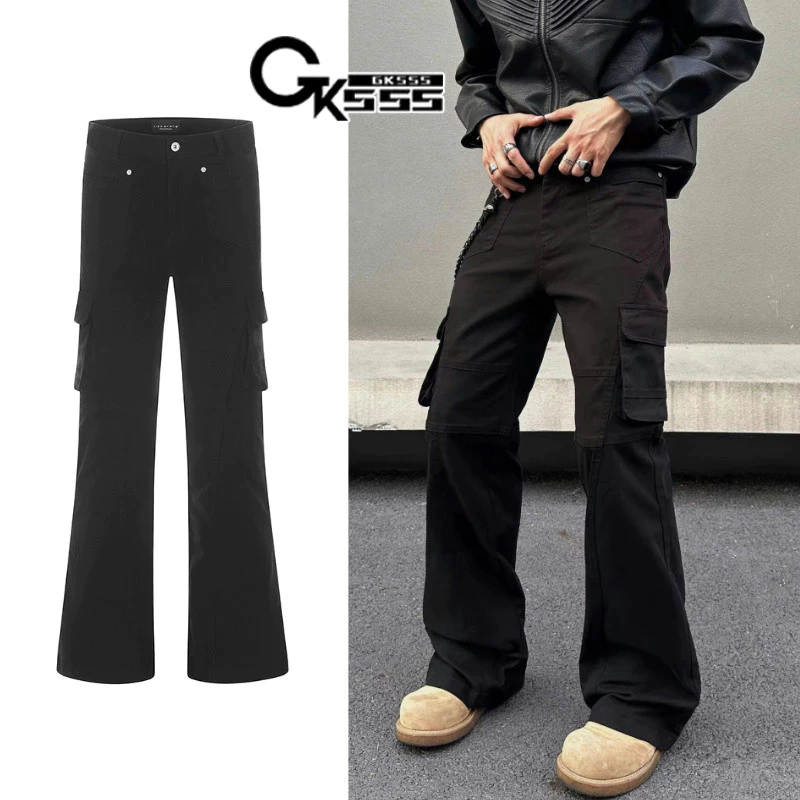 Gksss Quần Nam Đường Phố Cao Cấp Mỹ Cao Cấp Phong Cách Trung Lập Nhiều Túi Thiết Kế Quần Hàng Hóa