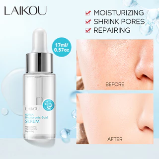 Laikou serum hyaluronic acid Dưỡng Ẩm Thu Nhỏ Lỗ Chân Lông Phục Hồi Da Nhạy Cảm 17ml