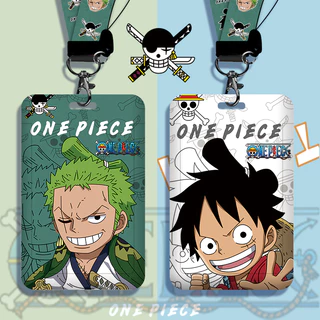 Bộ Bao Đựng Thẻ In Hình One Piece Độc Đáo Cho Học Sinh / Nhân Viên Văn Phòng