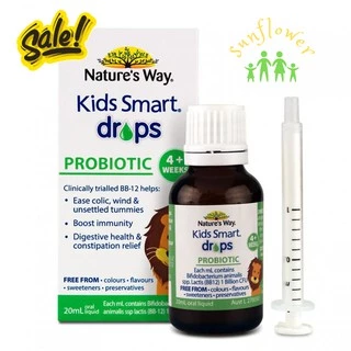 Kids Smart Drops Probiotic Bổ Sung Men Vi Sinh Cho Bé Từ 2 Tuần Tuổi