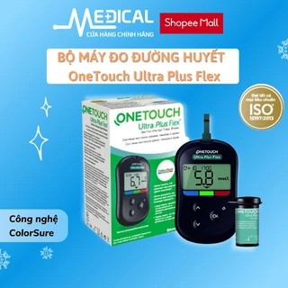 Bộ máy đo đường huyết ONETOUCH Ultra Plus Flex bảo hành trọn đời chính hãng - MEDICAL