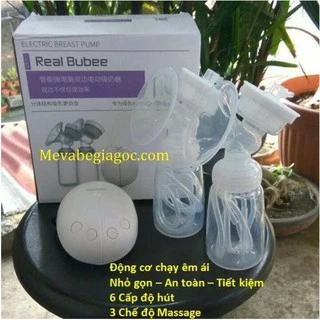 Máy hút sữa điện đôi Real Bubee