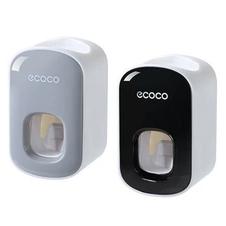 Kệ lấy kem đánh răng đựng bàn chải đánh răng đơn ECOCO sang trọng cao cấp - Nhả kem ecoco đơn mini mẫu mới