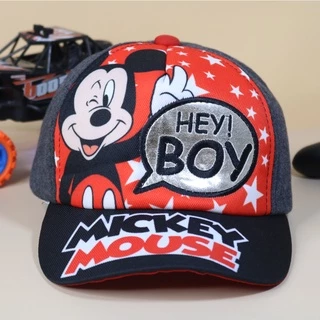 Nón kết Mũ lưỡi trai Mickey Hey Boy cho bé trai từ 3 tuổi đến 6 tuổi