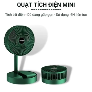 [Siêu Sale] QUẠT SUPER GẤP GỌN MINI ĐỂ BÀN TÍCH ĐIỆN 3 TỐC ĐỘ CÓ GIÁ ĐỞ ĐỂ ĐIỆN THOẠI CAO CẤP