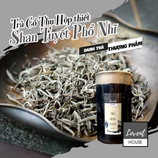 Trà Shan Tuyết Phổ Nhĩ hộp thiết 50g - trà biếu cao cấp sâu vị, ngọt thuần hậu, đặc sản Hà Giang Việt Nam [Lovent House]