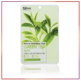 Miếng đắp mặt nạ Trà Xanh ngăn ngừa mụn Benew Green Tea Natural Herb Mask Pack 22ml