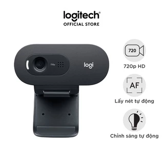 Webcam Logitech C270 720p HD - Góc cam 55o, mic giảm ồn, tự chỉnh sáng, chụp ảnh 3MB