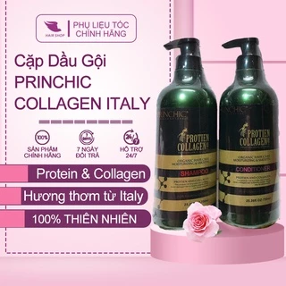 Cặp Dầu Gội PRINCHIC COLLAGEN ITALY 750ml