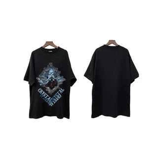 Áo Thun Tay Lỡ Form Rộng CRYSTAL "SOUL KNIGHT" cotton 100% 2 chiều cao cấp