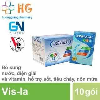 Visla - Bổ sung nước, điện giải, vitamin cho người tiêu chảy, nôn mửa