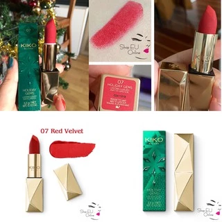 Son Lì Kiko - Holiday Gems Lasting Luxury Matte - Mềm Mịn Không Khô Môi - Kiko Milano Italy