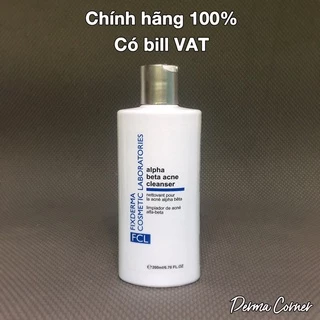 (Có Sẵn) SỮA RỬA MẶT CHO DA DẦU MỤN FCL ALPHA BETA ACNE CLEANSER 200ml