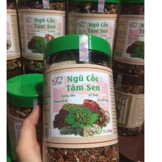 Trà ngũ cốc tâm sen giúp ngủ ngon, đẹp da thanh lọc cơ thể hộp 500gr