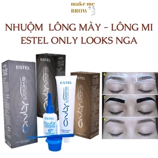 Nhuộm lông mày-lông mi  ESTEL Only Looks Nga hiệu ứng makeup 80ml - makemeBrow